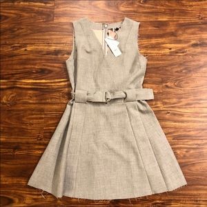 Topshop NWT Raw Edge Grey Dress